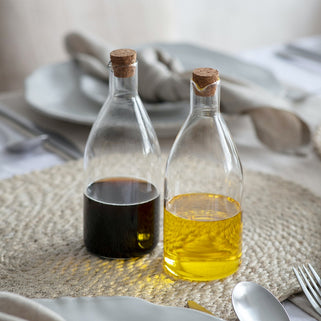 Mediterranean Style Oil & Vinegar Bottle Set