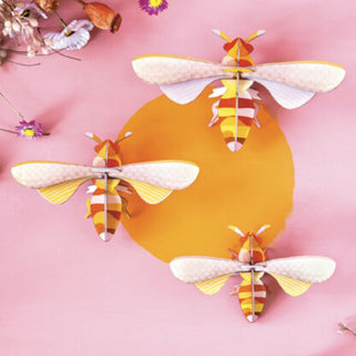 Honey Bees Set of 3 Wall Decorations