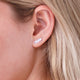 Sterling Silver Little Feather Stud Earrings