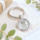 Luxury 80th Birthday 1946 Silver Sixpence Keyring