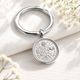 Luxury 70th Birthday 1956 Silver Sixpence Keyring
