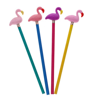 Set of 4 Flamingo Erasers