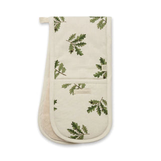 Acorn and Oak Leaves Double Oven Gloves