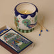 Ceramic Candle Peacock