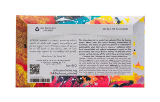 Adventurous Design Dark Chocolate with Smoky Crunch & Maple Syrup