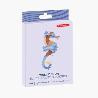 Blue Ringlet Seahorse Wall Decoration