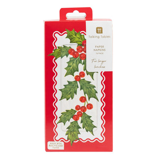 Holly Paper Napkins