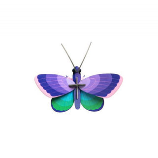 Blue Copper Butterfly Wall Decoration