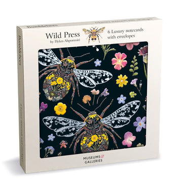 Bumblebees Luxury Square Notecards
