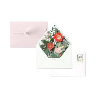 Floral Envelope 3D Pop Up Card