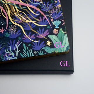 Monogram Jellyfish A5 Journal Notebook