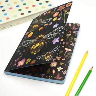 Monogram Bee A5 Journal Notebook