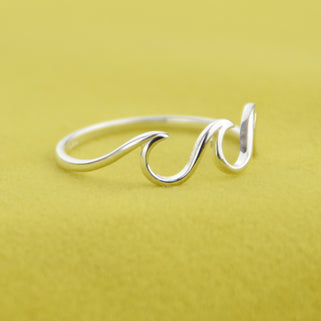 Sterling Silver Wave Ring