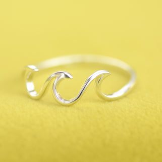 Sterling Silver Wave Ring