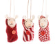 Baby Mice Red Blanket