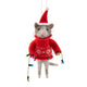 Cat with Fairy Lights Felt Tree Decoration