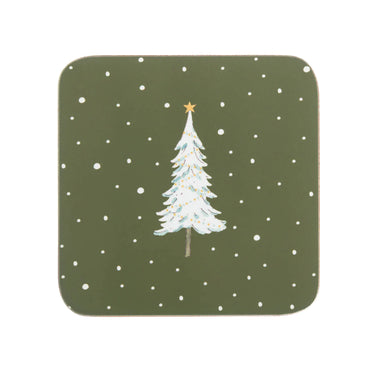 Set of 4 Festive Forest Coasters