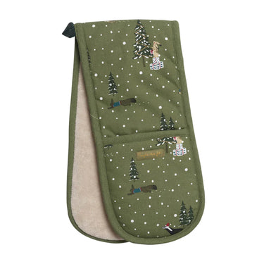 Festive Forest Oven Gloves