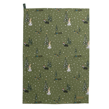 Festive Forest Set of 2 Tea Towels