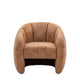 Atella Tub Chair Antique Tan Leather 1