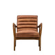 Datsun Armchair Vintage Brown Leather 1