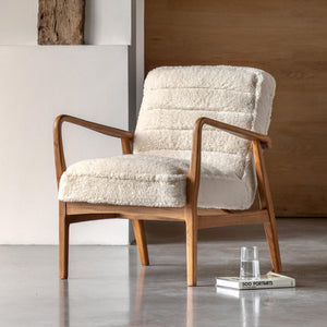 Datsun Armchair Cream Sheepskin 2