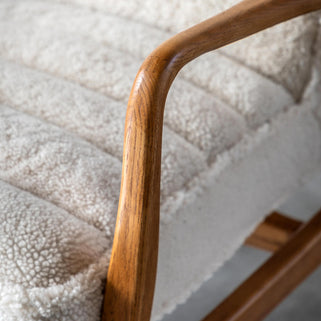 Datsun Armchair Cream Sheepskin 3