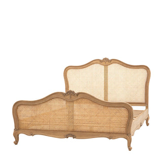 Chic Super King Cane Bed Weathered 5