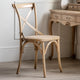Cafe Chair Oak Rattan (2pk) 2