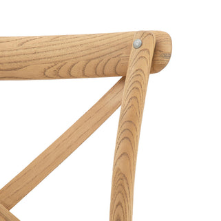 Cafe Chair Oak Rattan (2pk) 7