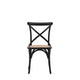 Cafe Chair Black Rattan (2pk) 1