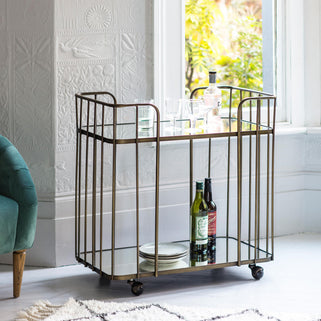 Verna Drinks Trolley Bronze 2