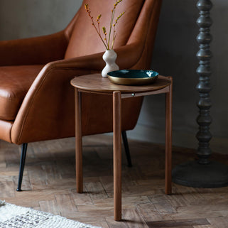Burley Side Table Walnut 2