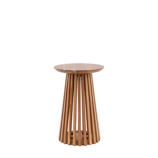 Brookland Slatted Side Table 1