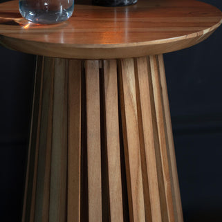Brookland Slatted Side Table 4