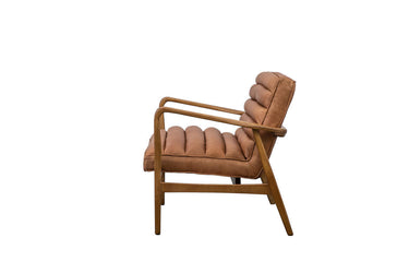 Datsun 2 Seater Sofa Vintage Brown Leather 6