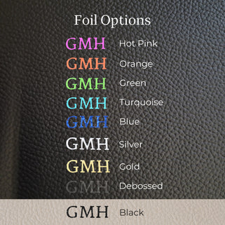 Monogram Leather Credit Card Holder