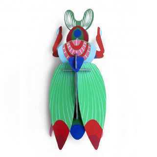 Giant Scarab Beetle Cardboard Wall Decoration