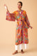 Golden Cranes Long Kimono