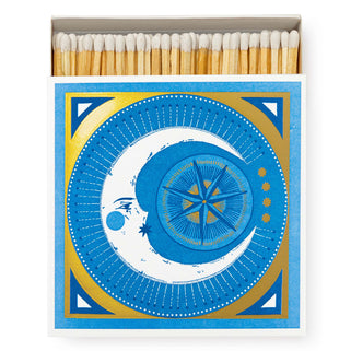 Golden Moon Square Match Box