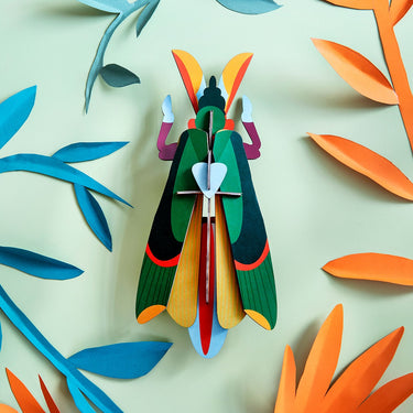 Grasshopper Cardboard Wall Decoration