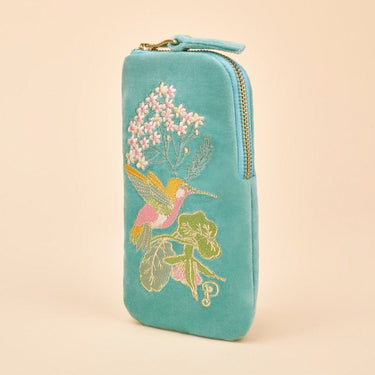 Hummingbird Design Sunglasses Pouch