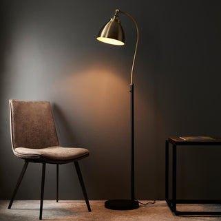 Franklin Floor Lamp Antique Brass 2