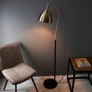 Franklin Floor Lamp Antique Brass 3