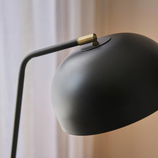 Brair 1 Floor Light Matt Black & Antique Brass 4