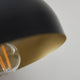 Brair 1 Floor Light Matt Black & Antique Brass 5