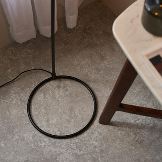 Brair 1 Floor Light Matt Black & Antique Brass 6