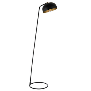 Brair 1 Floor Light Matt Black & Antique Brass 8