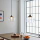 Camberley 1 Pendant Light Antique Brass Clear 5