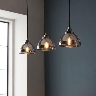 Caspa 3 Pendant Light Nickel 2
